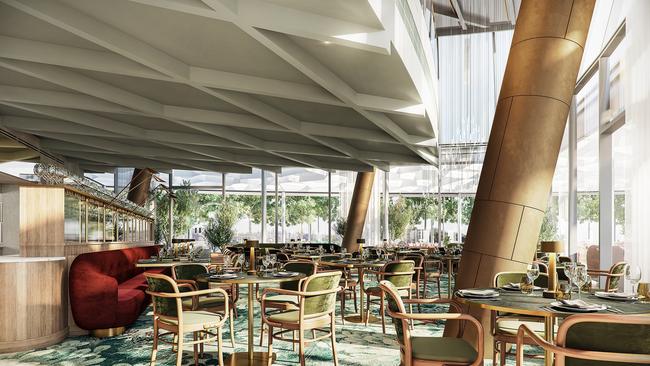 The a'Mare restaurant at Crown Casino. Picture: Supplied by Crown