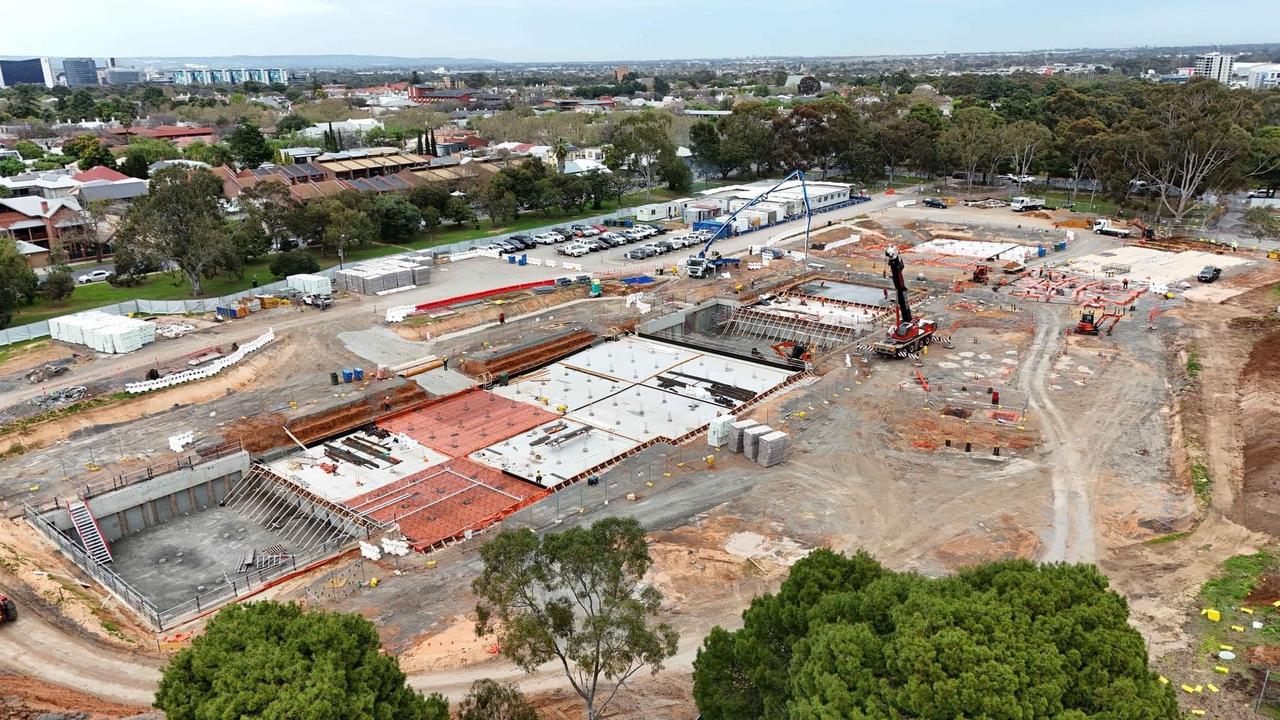 The new Adelaide Aquatic Centre, Sept 2024. Picture: SA Government