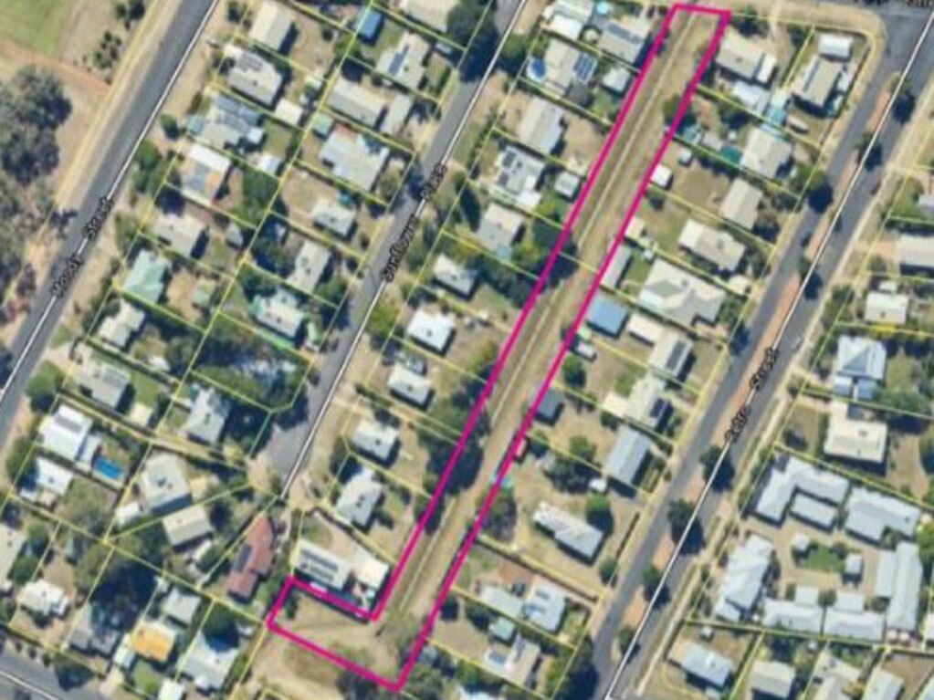 A picture supplied by Central Highlands Regional Council of Lot 49 Campbell Street Emerald.