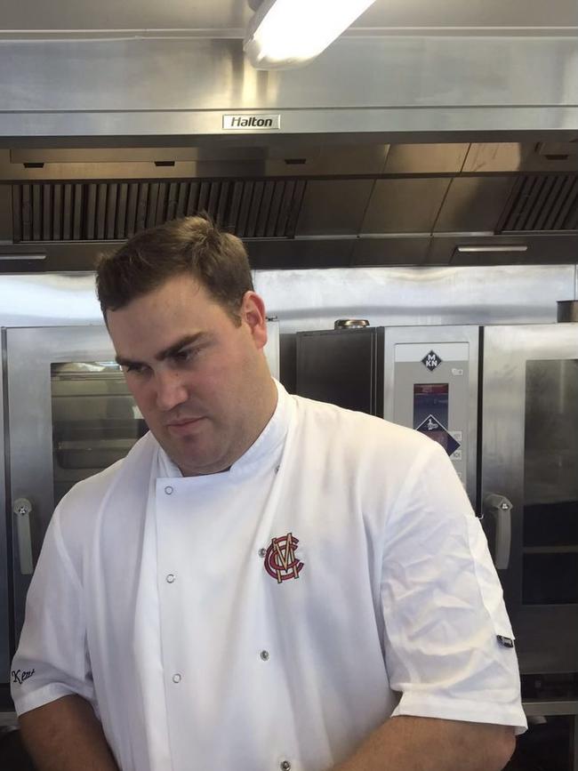 Chef Kent Tomsett in the kitchen at Lord's. Picture: Supplied