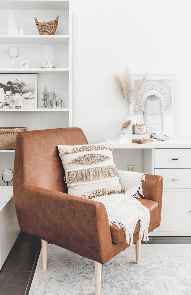 Sell or donate old items to create space, then get creative with what you have.