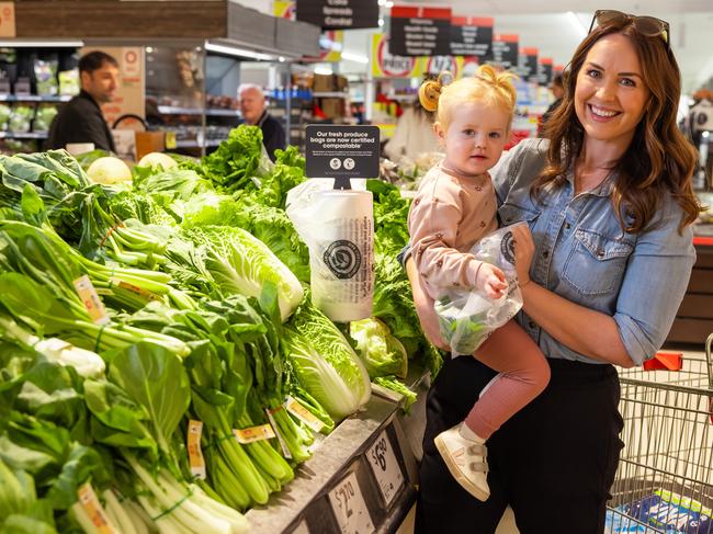 Coles has ditched single use produce bags in Western Australia. Picture: Supplied