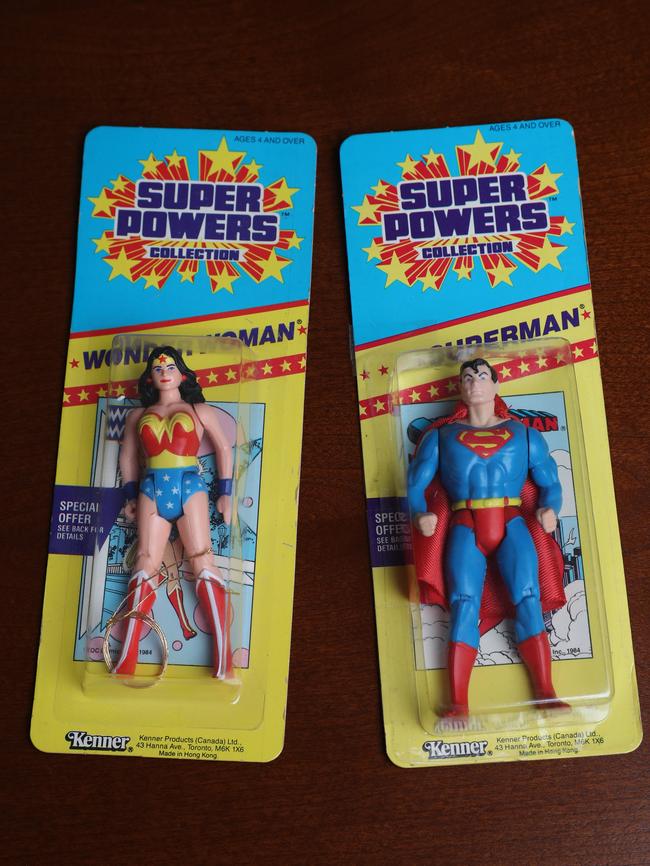 <b>Superman/Wonder Woman figurines: </b>All my childhood I have had a fascination with superheroes and have collected quite a number of rare figures. It’s something that my brother passed onto me.