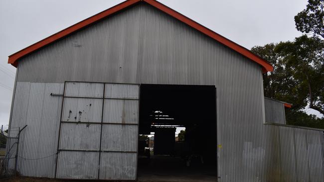 BREWERY: The back of what will be the site of Two Mates Brewing. Located at the old railyard on Engine St.