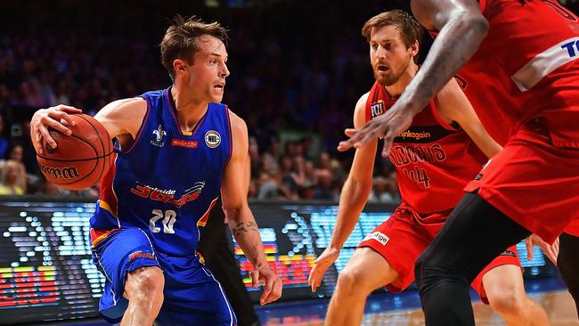 Nathan Sobey starred for the 36ers against the Wildcats.