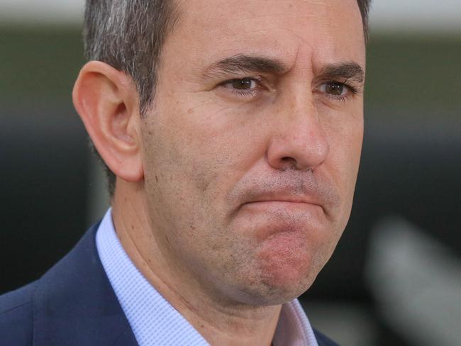 BRISBANE, AUSTRALIA - NCA NewsWire 12/05/23 : Australian Treasurer The Hon Jim Chalmers MP speaks to media at the launch of a new build to rent development in Brisbane .Picture: NCA NewsWire / Glenn Campbell