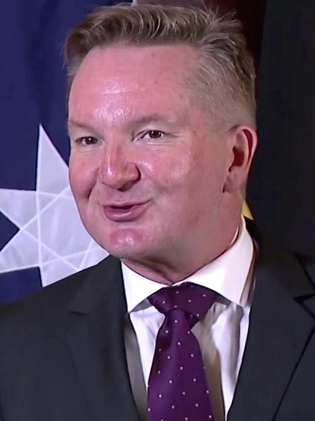 Energy Minister Chris Bowen. Picture: Sky News