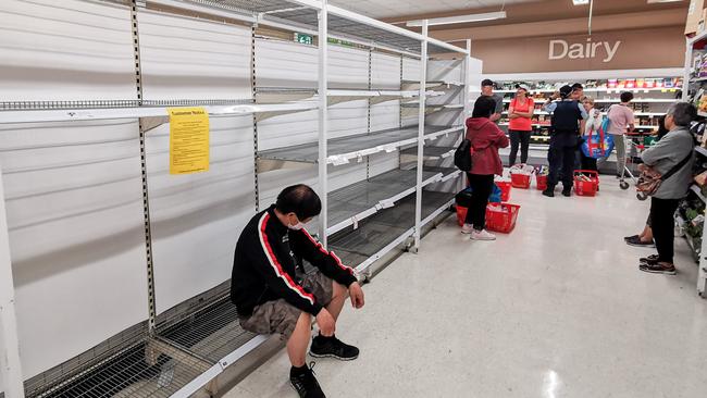 The Premier is urging Greater Sydney residents not to repeat the panic buying seen in March. Picture: James Gourley/AAP