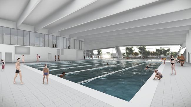 An artist's impression of how the Northern Aquatic and Community Hub could look.