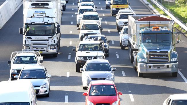 The worst time for the M1 during the Games will be in afternoon peak hour from 3pm to 7pm. Picture: John Gass.