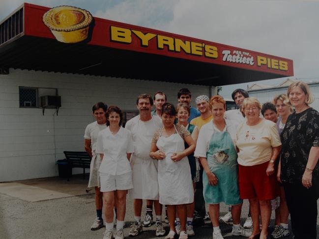 Historic picture of Byrne’s Pies. Picture: Daily Mercury archives