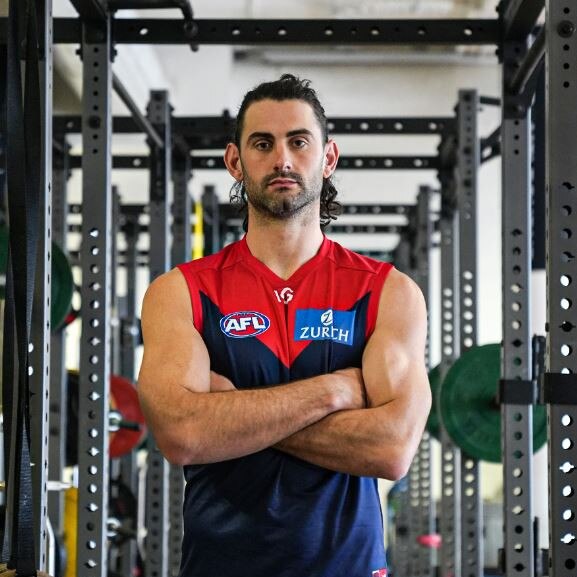 New Demon Brodie Grundy at Melbourne. Source: Twitter