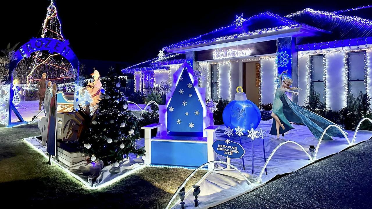 This Frozen wonderland at 39 Louisa Place, Karalee will be a hit with the kids. Picture: Facebook