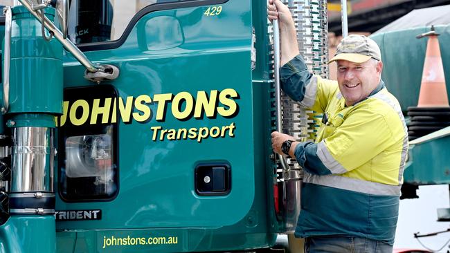 Long-serving truck driver Tony Hutchinson. Picture: Jeremy Piper