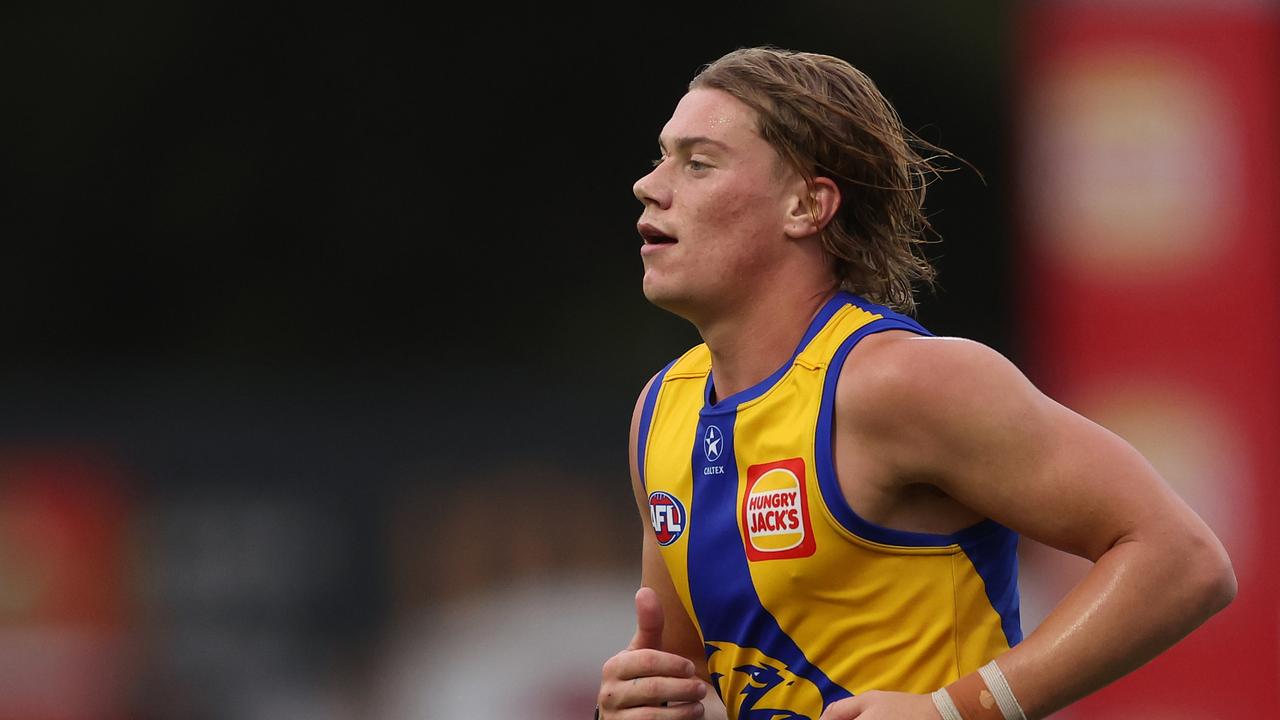 Harley Reid in action against Fremantle earlier this month. (Photo by Will Russell/Getty Images)