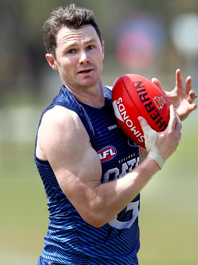 Patrick Dangerfield loves playing at GMHBA Staium. Picture: Glenn Ferguson