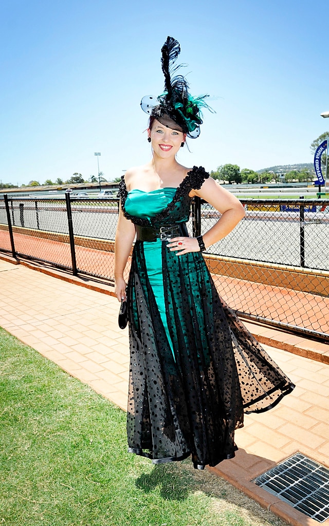 Candice Finlay - Fashion in the Field Winner. Picture: Dave Noonan