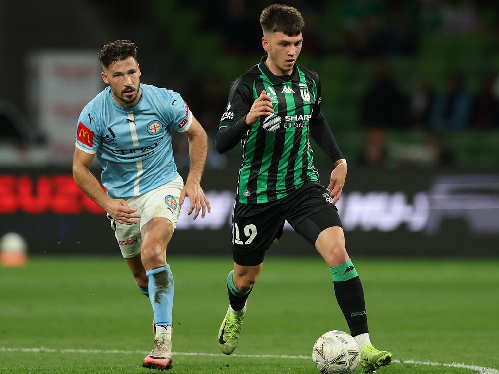 Western United need Noah Botic to be fit to start in the second leg. Picture: Robert Cianflone/Getty Images