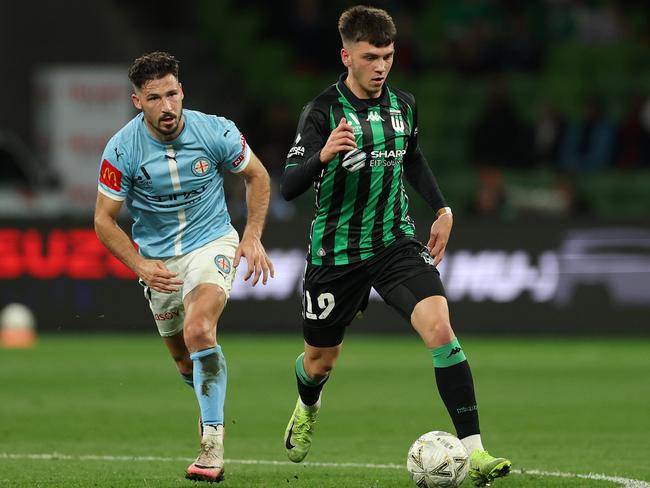 Western United need Noah Botic to be fit to start in the second leg. Picture: Robert Cianflone/Getty Images