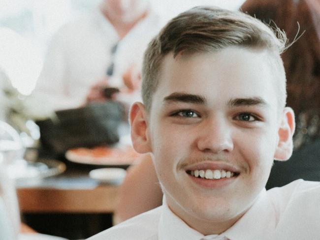 Brayden Dillon, 15, was shot dead inside his Glenfield family home in Sydney’s southwest in April 2017. Picture: Supplied