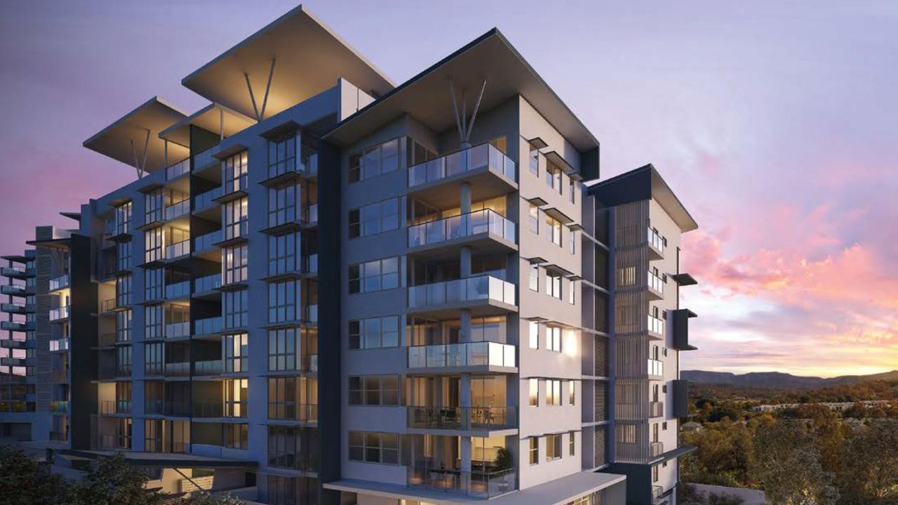 Artist impression of Robina's Brooke Residences, a project being built by Condev