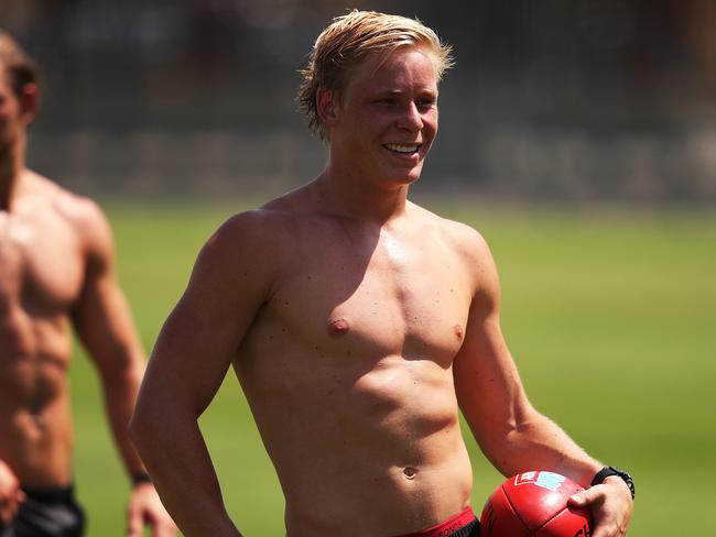 Isaac Heeney back at the Sydney Swans pre season training. Picture. Phil Hillyard