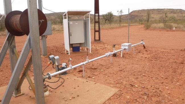 More than $34m will be invested to improve water security in 10 remote Indigenous communities across the NT as part of the Better Bores for Communities program. Pictured is an existing production bore at Yuelamu, one of the communities set to benefit from the Better Bores for Communities program. If exploration through bore drilling is successful, future project phases will equip the bore with essential infrastructure, including power, pumps, and pipes, to supply water to the community. Picture: Supplied.