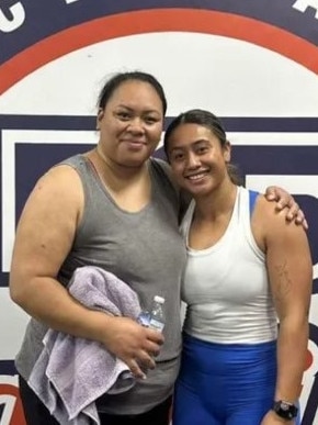 Lumepa Amiatu Laweloa (left) died after she collapsed during an F45 class. Picture: GoFundMe