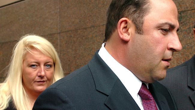 Gangland boss Tony Mokbel with Nicola Gobbo.