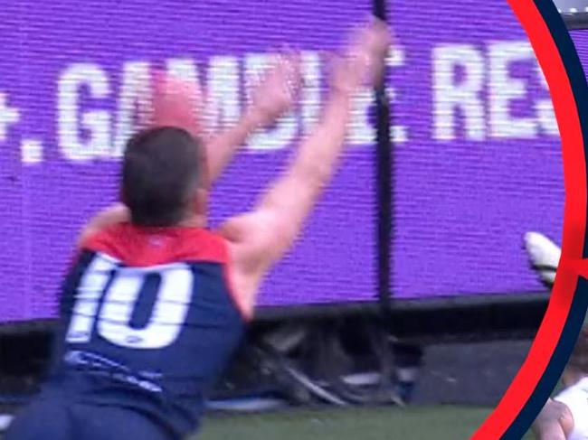 The vision that overturned a Brody Mihocek goal for Collingwood.