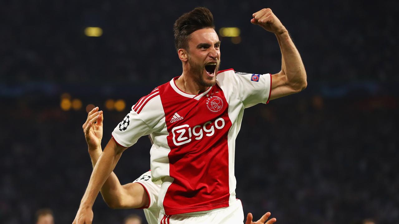 Tagliafico's form in the Champions League has caught the attention of the Gunners - who are in desperate need for a centre back.