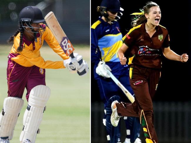 Read on for more on the top junior female cricketers in Queensland.