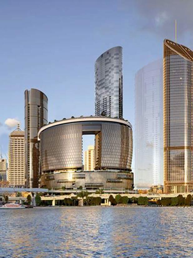 An artist’s design of the $3.6 billion Queen’s Wharf development.