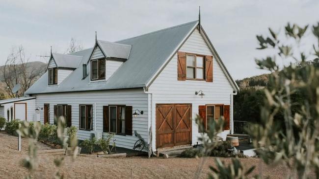 Guests have the entire farm stay to themselves with two separate exclusive river frontage access points. Picture: Airbnb