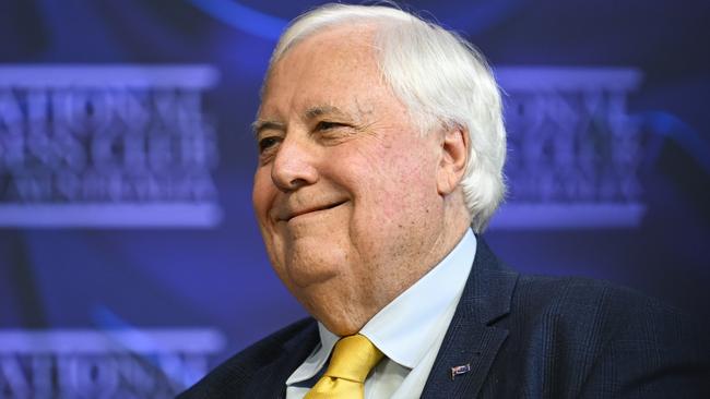 Clive Palmer at the National Press Club. Picture: Martin Ollman/NewsWire