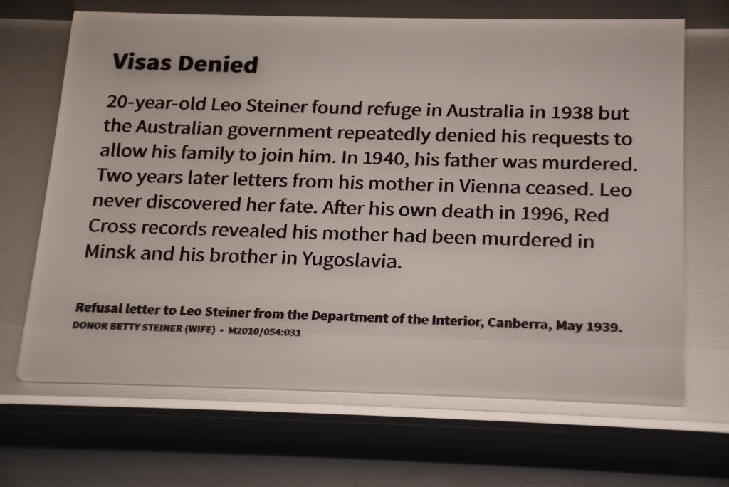 Sydney Jewish Museum tells some of the saddest stories from the war. Picture: Mark Furler