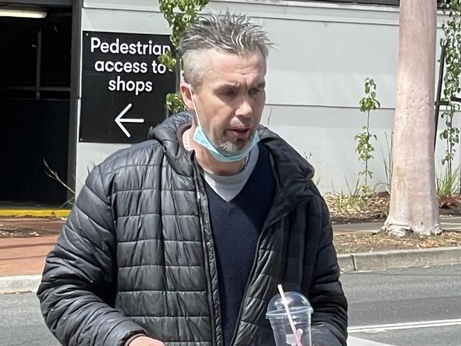 Jason Allan outside Ringwood Magistrates Court on Wednesday, March 8, 2023. Picture: Kiel Egging.