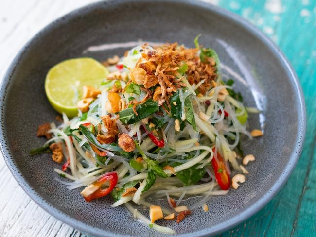 Chef Dennis wants to offer a handful of healthy bowls at lunch time including a glass noodles and tofu dish. 