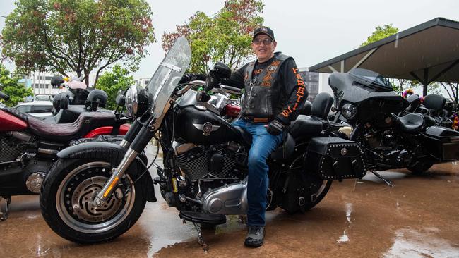 Halfway joined Darwin's motorbike community at the NT Motorcycle Centre to raise money and awareness for the Salvation Army's annual Christmas Toy Ride. Picture: Pema Tamang Pakhrin