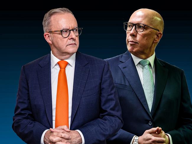 SYDNEY, AUSTRALIA - NewsWire Photos - Prime Minister Anthony Albanese and Leader of the Opposition Peter Dutton to debate at the ABC while on the 2025 election campaign trail. Picture: NewsWIre