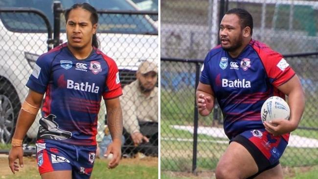 (L-R) Ray Mu and Elijah Sa, Campbelltown Collegians. Picture: Campbelltown Collegians