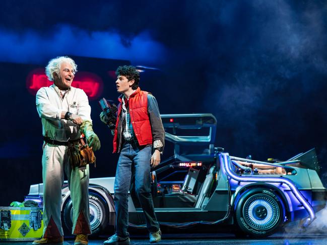 BACK TO THE FUTURE The Musical  - Original Broadway Cast - Photo by   Evan Zimmerman