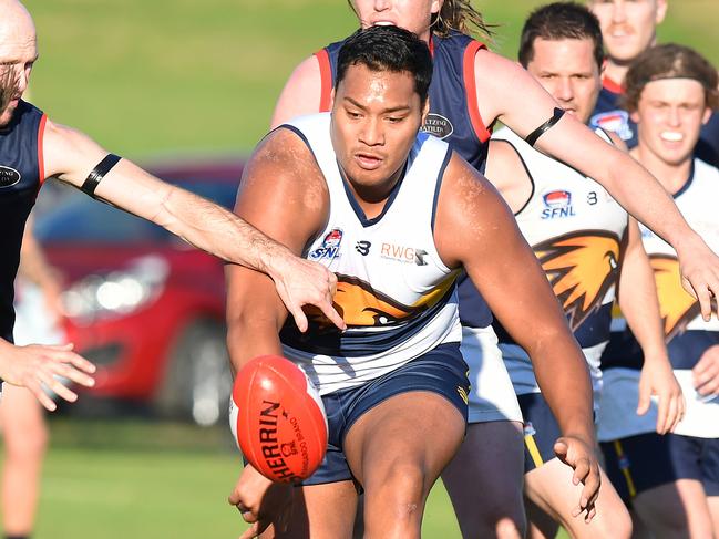 Piva Wright playing for the Doveton Eagles last year. Picture: Josie Hayden