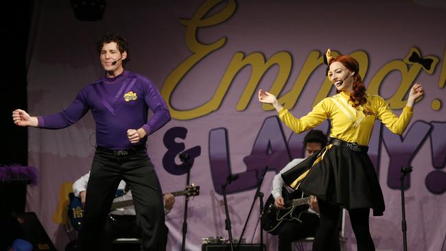 Entertainers Emma Watkins and Lachy Gillespie have recently ended their relationship after 2 years of marriage. but are still working together. Picture: David Swift.