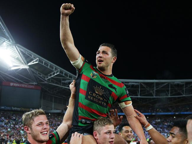 Sam Burgess’ will play for the Rabbitohs again next year. Picture: Gregg Porteous