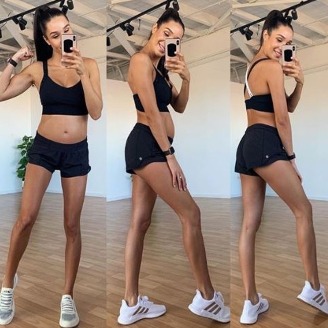 She told other, pregnant women it is important to get the all-clear from a doctor before exercising.
