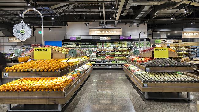 The Woolworths Metro Pitt St has an industrial look.