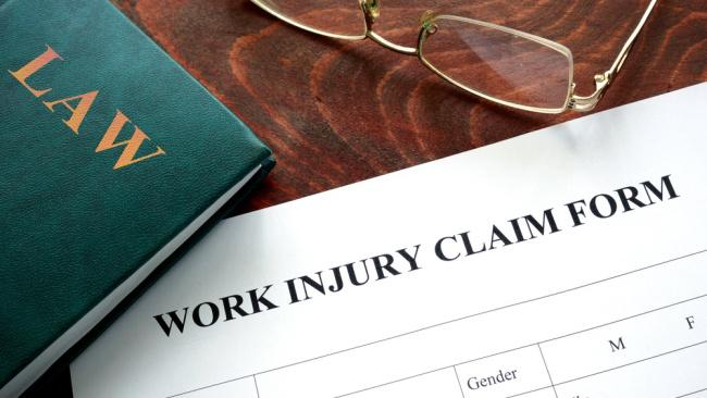 Work injury claim form