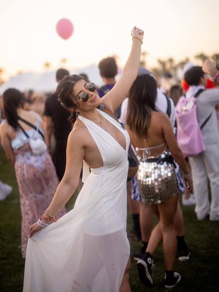 One woman looked like a bride. Picture: Emma McIntyre/Getty Images for Coachella