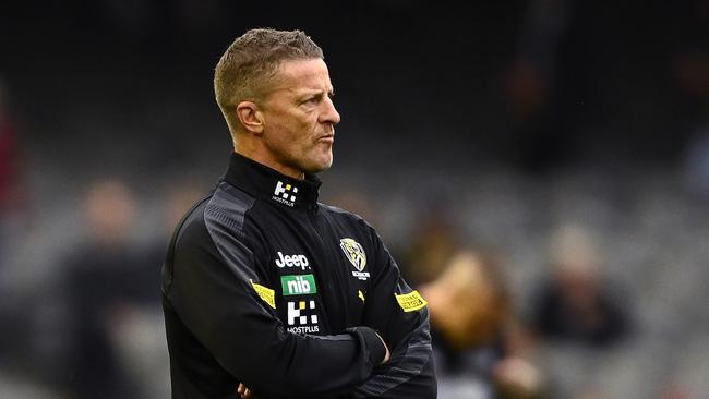 Tigers coach Damien Hardwick says the game will look different in 2021. Picture: Quinn Rooney/Getty Images